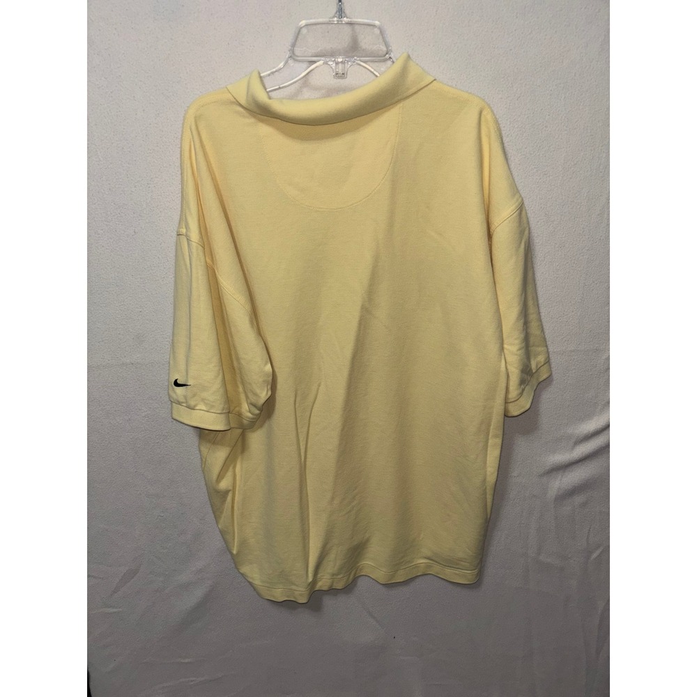 Lot of 2 Nike Golf Dri-FIT & Cutter Buck Polo Shirts Mens XL Yellow Striped - Picture 5 of 10